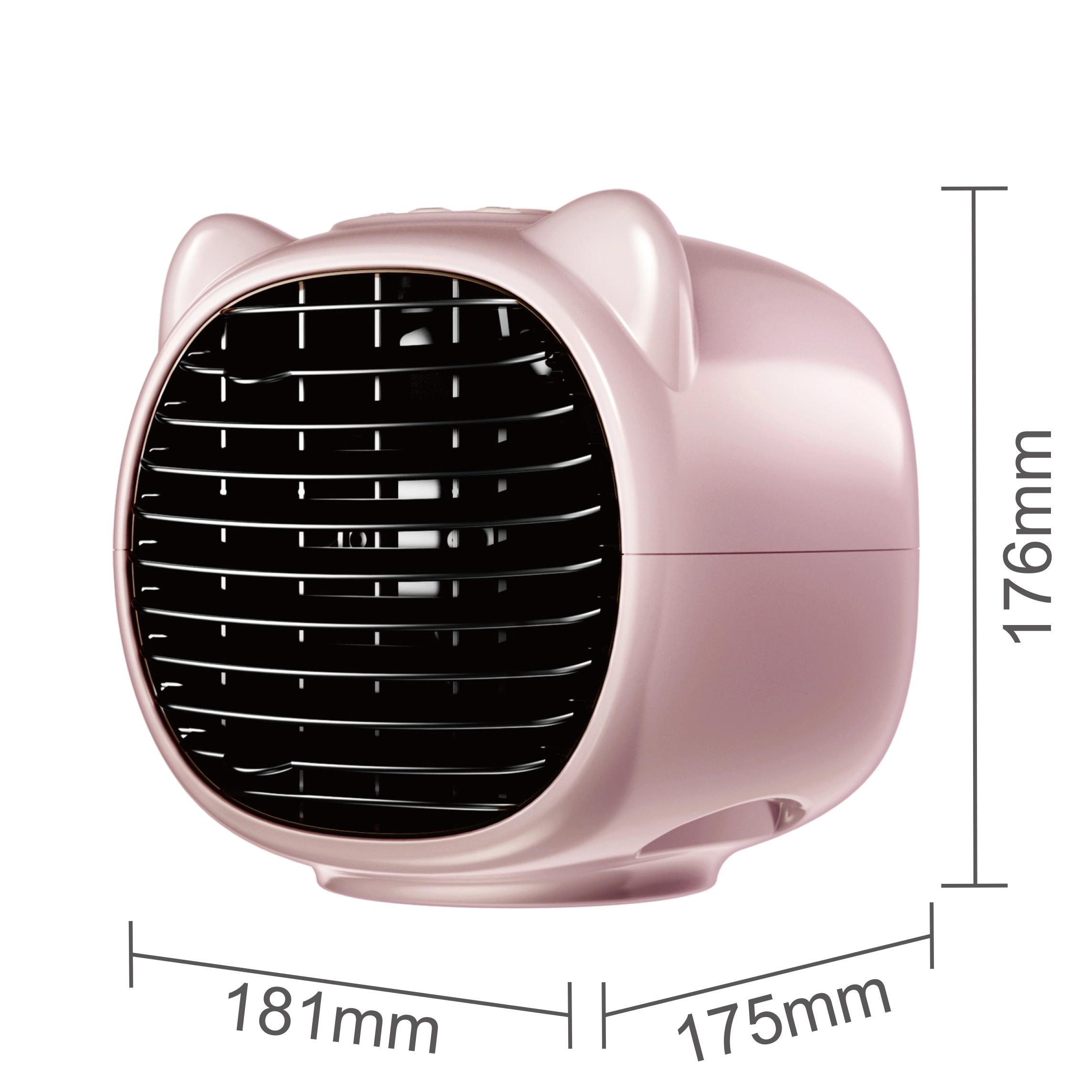 Enfriador de aire evaporativo portátil de pie, mini ventilador de aire acondicionado de CA para el hogar y negocios