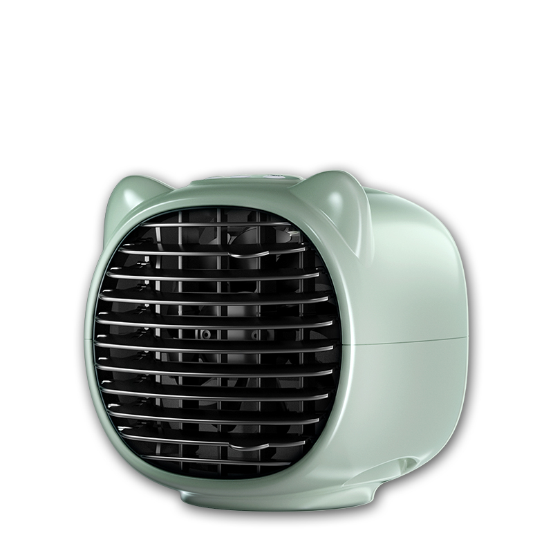 Humidificador multifuncional, ventilador de refrigeración por aire y agua de escritorio, recargable por Usb 