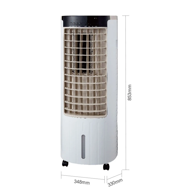 Enfriador de aire evaporativo portátil de bajo ruido para habitaciones de 12L